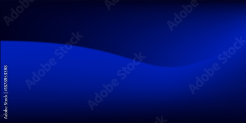 Deep blue ocean gradient wallpaper. Abstract deep dark navy underwater background. Night sky and deep water surface design.