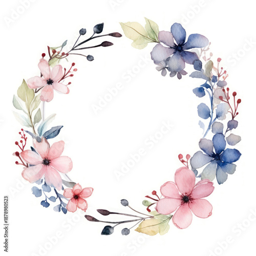 PNG Flowers circle border pattern white background accessories.