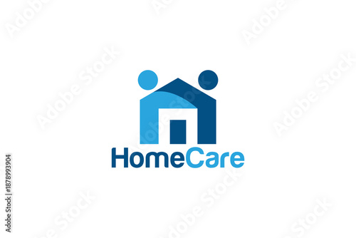 Compassionate Home Care Logo for Family and Community Care Brands, Friendly Home and Trustworthy Home Care Logo