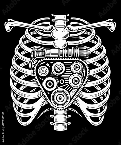 Car Guy Skeleton - Car Collector Auto Mechanic