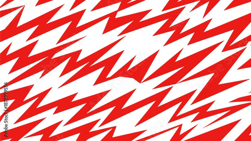 Red lightning bolts on white background work