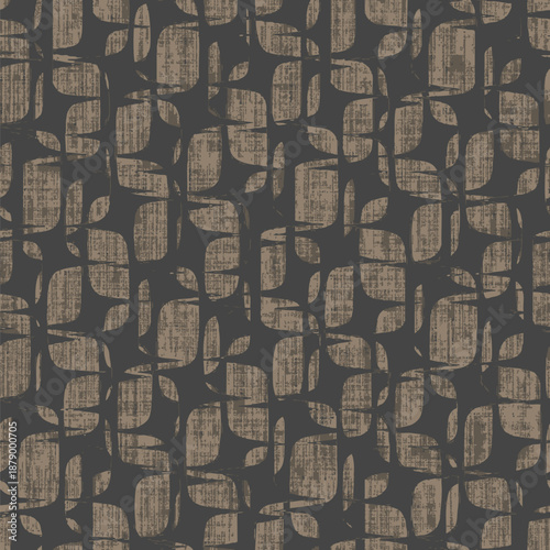 Minimalist trendy floral rustic abstract print set in sand tones. Line and shapes art illustrations. Modern vector template for design.