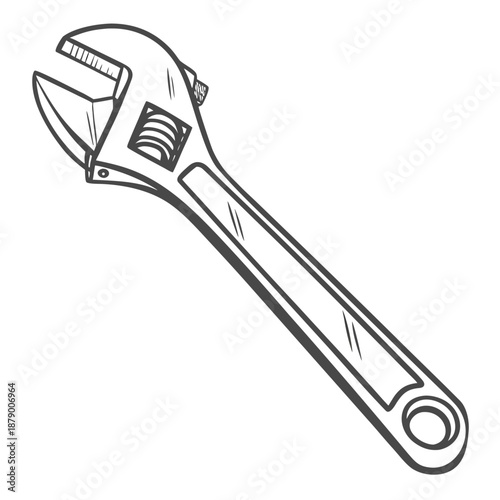 Adjustable wrench