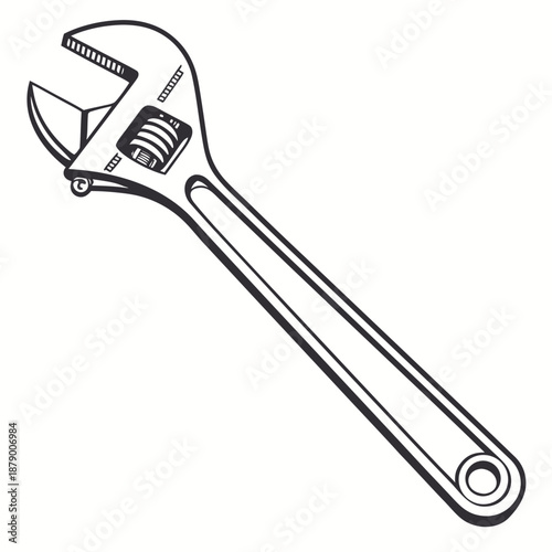 Adjustable wrench