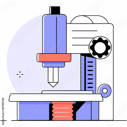 3d printer illustration