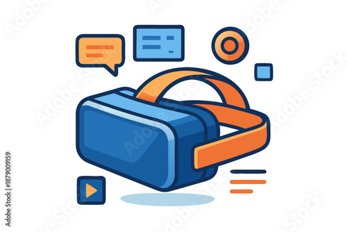 Immersive Virtual Reality Headset with Interactive Elements