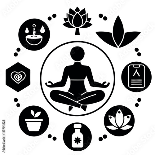 yoga lotus position