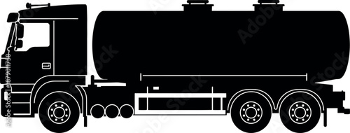 Tanker truck silhouette icon