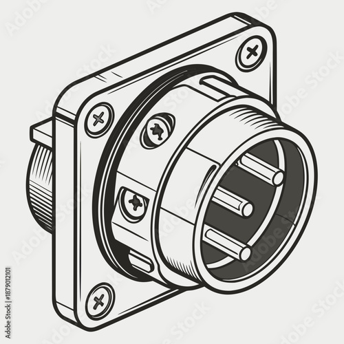 Industrial electrical connector