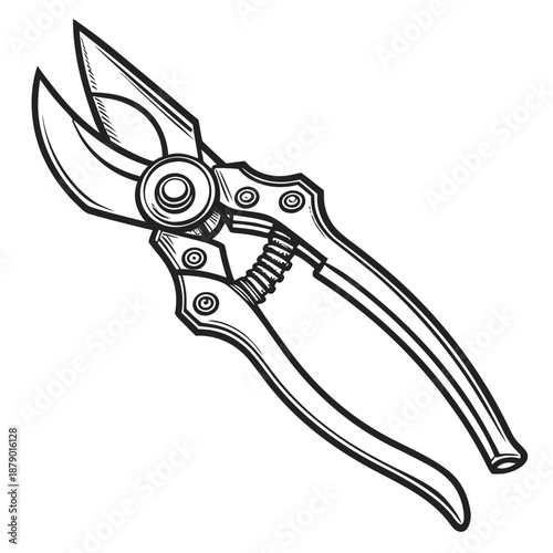 Vintage garden pruning shears