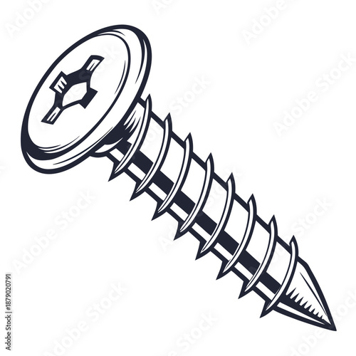 Illustrated screw