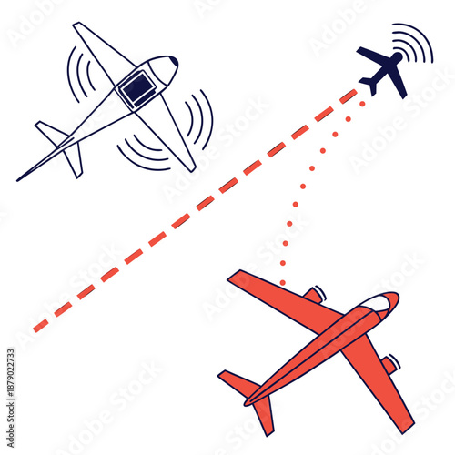 Communication between planes