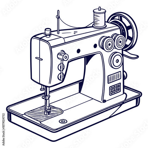 Vintage sewing machine