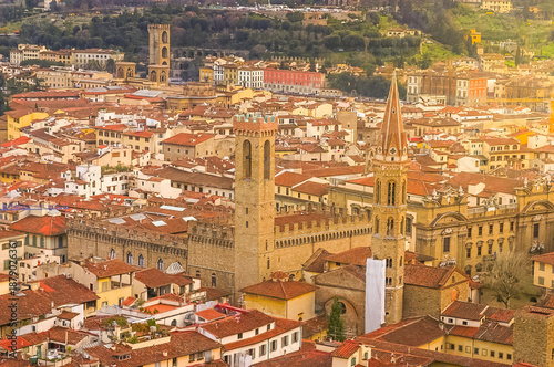 Aerial view of Florence, Italy