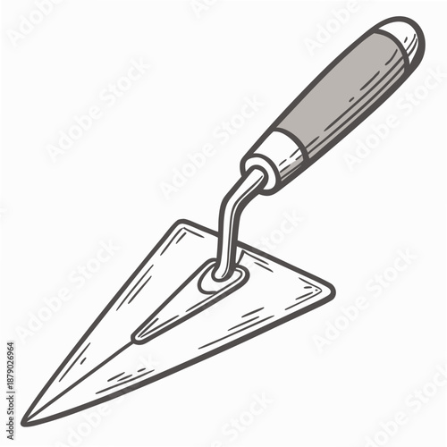 Illustrated trowel