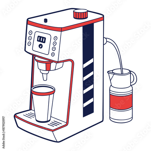 Modern espresso machine