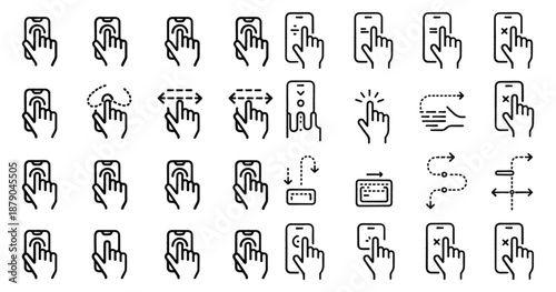 Identity management onboarding mobile app screen set. System walkthrough 5 steps editable graphic instructions with linear concepts. UI, UX, GUI template. Myriad Pro-Bold, Regular fonts used