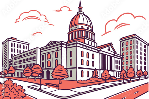 Aerial Drone View of City Landscape. Drone View of Nature and Forests. Modern Drone View of Urban Architecture. Scenic Drone View of Mountains and Rivers. Top Down Drone View for Travel Projects