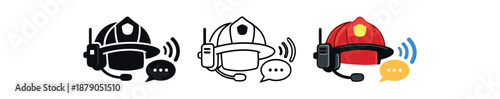 hands free interfaces firefighter helmet radio responding to clear short voice triggers