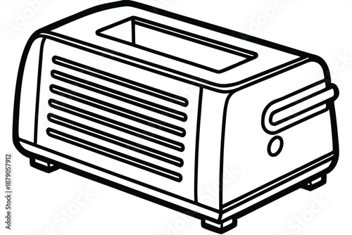 dehumidifier line art silhouette vector illustration