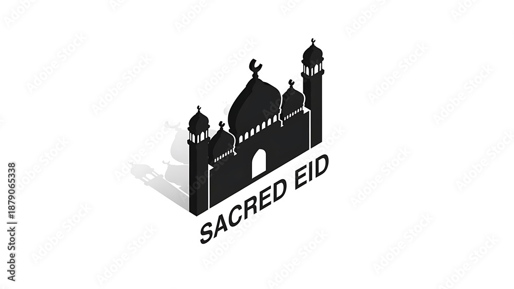 Fototapeta premium Sacred eid mosque