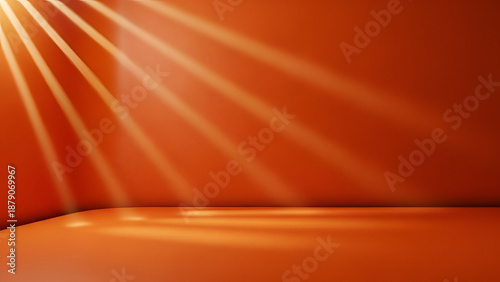 Warm sunlight streaming through window