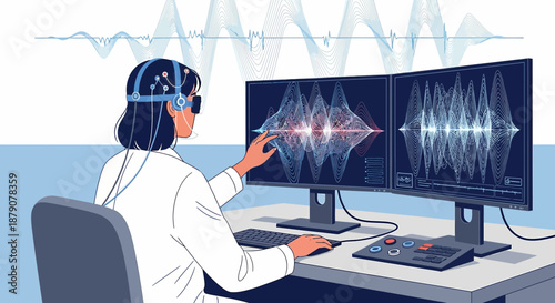 Neural interface technology for brainwave analysis and real-time feedback in a laboratory setting