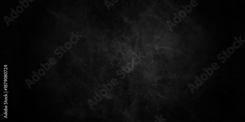 Dark gray black slate stone wall background in natural pattern for decorative texture. grunge background dark black chalk board and black board texture. cement floor and lines paint black background.