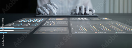 Fotografie AI enables smart data visualization tools that analyze patterns, predict trends, and provide real-time business intelligence insights