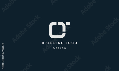 Modern and strong initial hexagon OT logo design vector template. Minimalist geometric OT logo design.