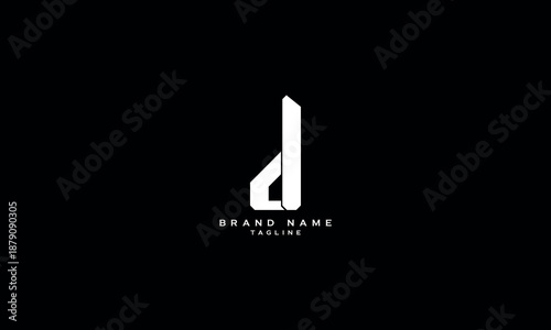 CD DC C AND D Abstract initial monogram letter alphabet logo design