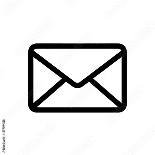 Simple Envelope Icon for Communication and Messaging Purposes