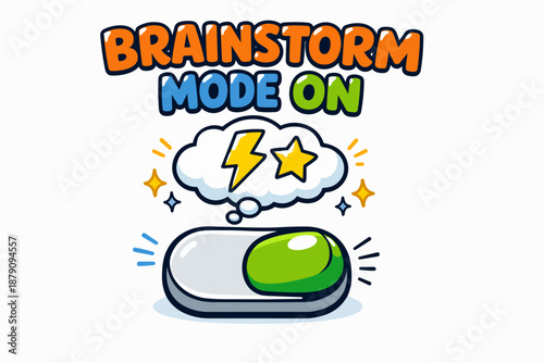 Brainstorm mode on: activate creativity with an idea switch