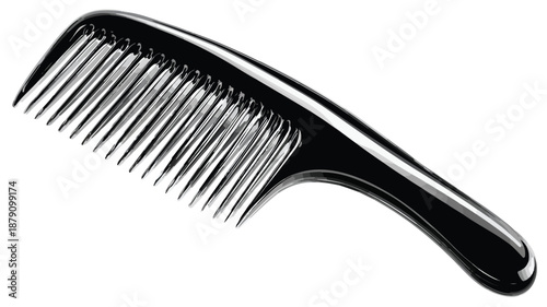 Professional Comb Clipart Vector Art and Illustration with Outline