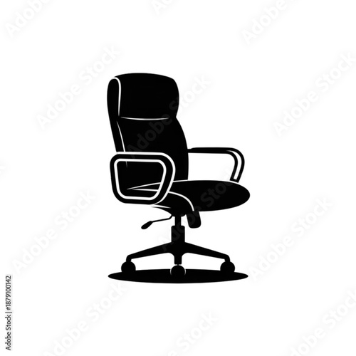 Modern Office Chair with Adjustable Arms.