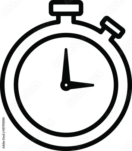 Minimalist black and white stopwatch icon for precise time tracking and measurement, symbolizing speed, efficiency, and meeting deadlines in sports, business, and digital applications Free Download Minimalist black and white stopwatch icon for precise time tracking and measurement, symbolizing speed, efficiency, and meeting deadlines in sports, business, and digital applications - GFXLoad