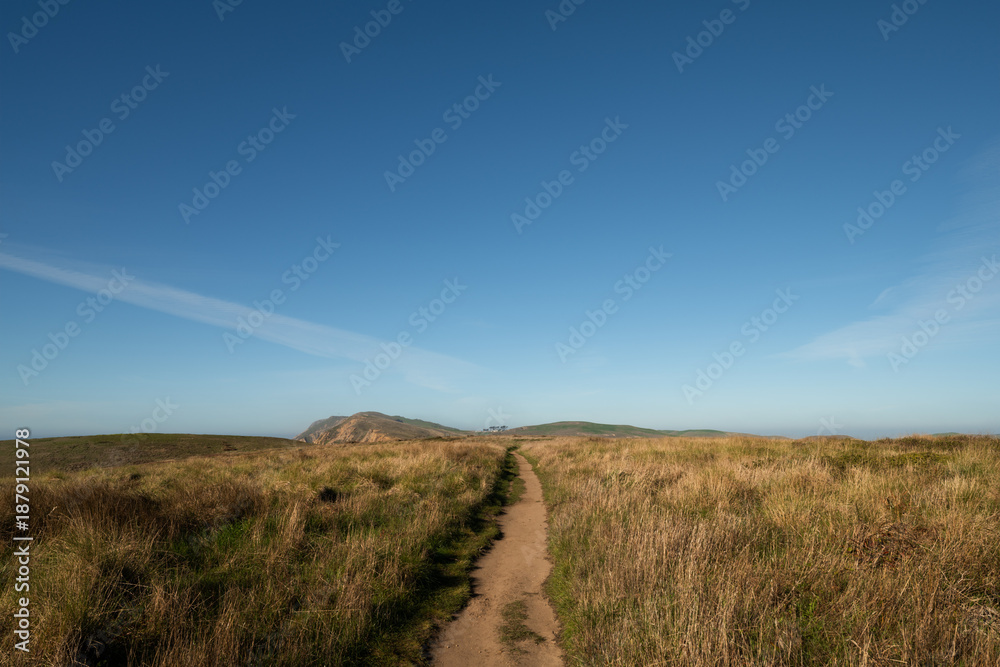 Fototapeta premium Chimney Rock Trail in Point Reyes National Seashore, Northern California