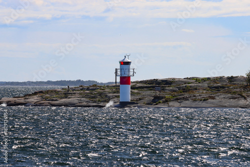 Photography lighthouse on the coast