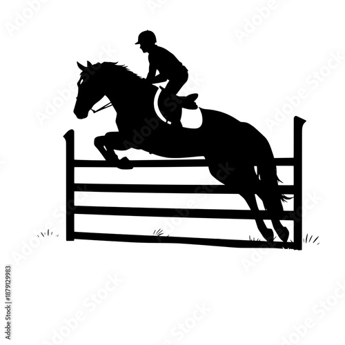 Hunter Jumper Silhouette