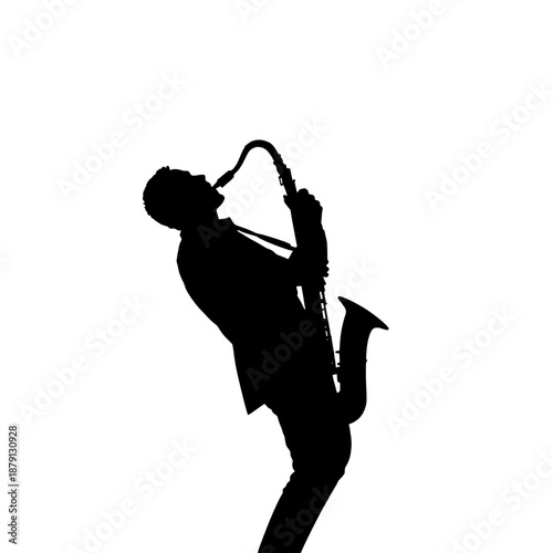 Alto Saxophone Player Silhouette