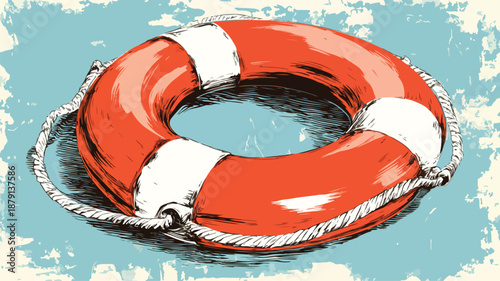 Lifebuoy Clipart Vector Art and Illustration: Professional, Detailed, Iconic, Safety, Nautical, Lifesaver