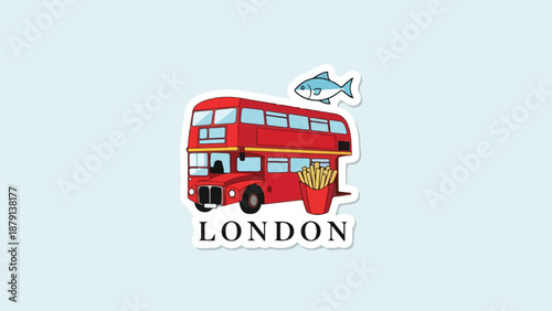 london bus vector illustration