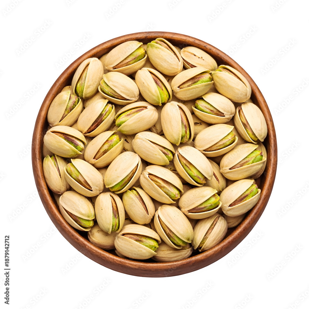 custom made wallpaper toronto digitalBowl of Pistachio Nuts Isolated on Transparent Background, Fresh Roasted Pistachios in Shell, Healthy Snack Ingredient, Top View Food Photography PNG