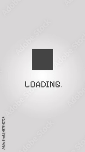 Video Game Style Loading Animation Loop