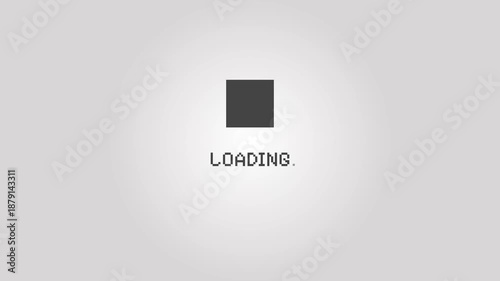 Video Game Style Loading Animation Loop