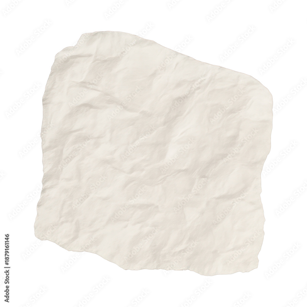 Obraz premium PNG Crumpled paper texture element