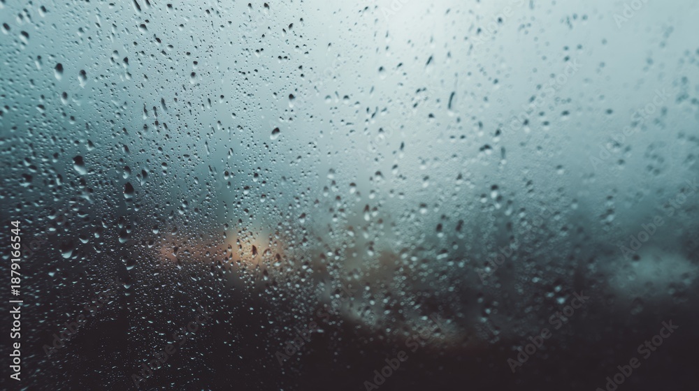 Obraz premium window with raindrops