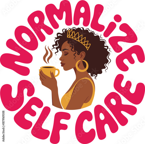 Normalize self care and prioritize mental health with a soothing cup of coffee