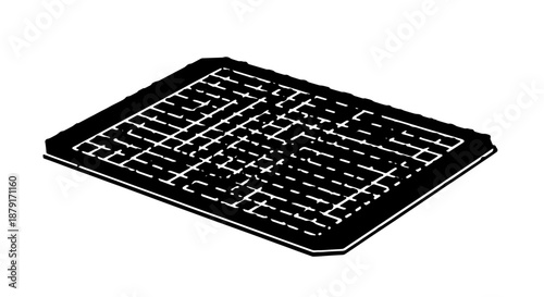 Close up view of a compact keyboard with keys and numeric layout for typing and productivity.