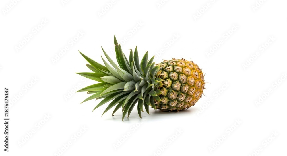 Fototapeta premium pineapple on white background